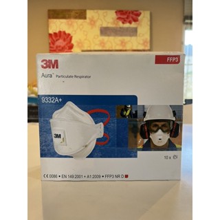 3M 9332A, Box of 10, Best Before 02/2024 (New)