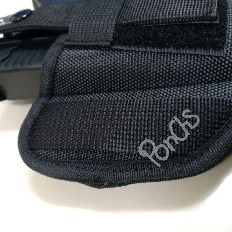 ซองปืนพกนอก ซองพกนอก ซ้าย-ขวา สีดำ ร้อยเข็มขัด ซับนุ่ม ใส่ได้หลายรุ่น อาทิ 9-11, glock19, glock17 - รูปที่ 5