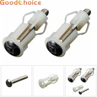 【Good】Toilet Seat Screws WC Seat Screw-Kit Toilet Fitting Kits Lid Pan Fixing Hot【Ready Stock】