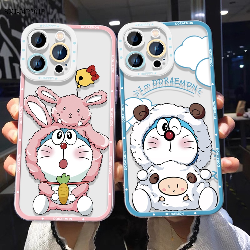 Compatible With Samsung Galaxy J4 J7 J6 J2 Plus Prime 2018 J4+ J6+ เคสซัมซุง สำหรับ Cute Cartoon Cartoon Cats เคสโทรศัพท์ Full Soft Casing Protective Back Cover Shockproof Cases