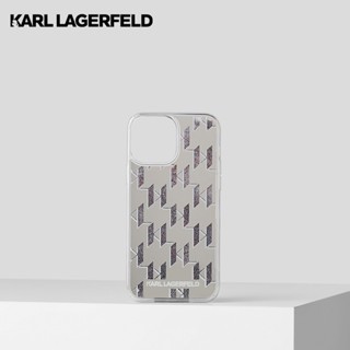 Karl Lagerfeld - KL MONOGRAM IPHONE 13 PRO MAX CASE CG220052 เคสโทรศัพท์