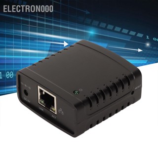 Electron000 เครื่องปริ้นท์เซิร์ฟเวอร์ไร้สาย Usb Tcp Ip Lpr 10Mbps 100Mbps Rj45 Lan 100‐240V