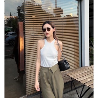 PACHY | MINIM VEST TOP เสื้อกล้ามcotton ทรงเว้าแขน