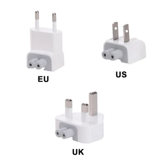 อะแดปเตอร์ปลั๊ก AC หัวเป็ด EU / US / UK สําหรับเครื่องชาร์จ USB ของ Apple MacBook Pro Air iPad