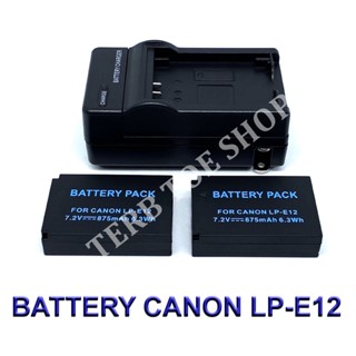 (Saving Set 2+1)LP-E12  LPE12 Battery and Charger For Canon EOS M100,M50,M10,M2,M,Rebel SL1,100D,PowerShot SX70 HS,Kiss