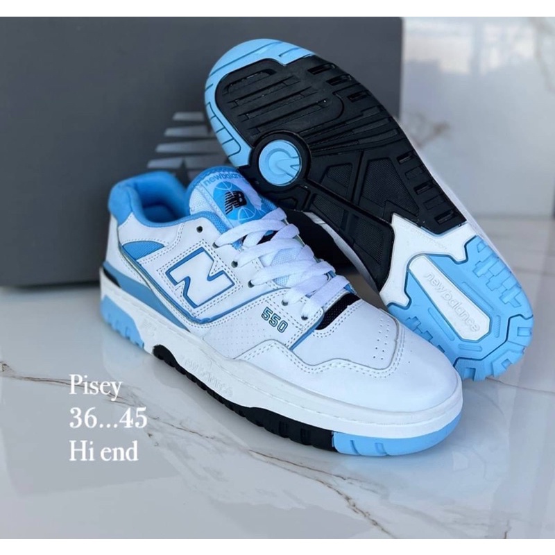 🎊🛍รองเท้าผ้าใบ New balance 550รุ่นมาใหม่ รองเท้าผ้าใบงามแท้ใส่ได้ทั้งผู้หญิงและผู้ชาย