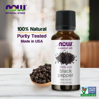 Now Foods, Essential Oils, Black Pepper, 1 fl oz (30 ml)