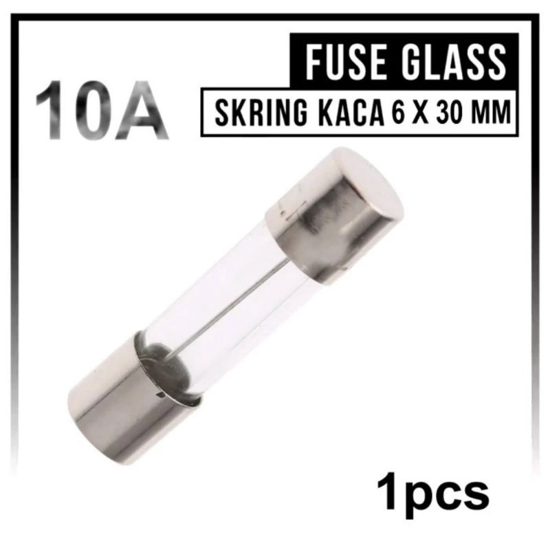 ฟิวส์แก้ว/หลอดฟิวส์ 10A
