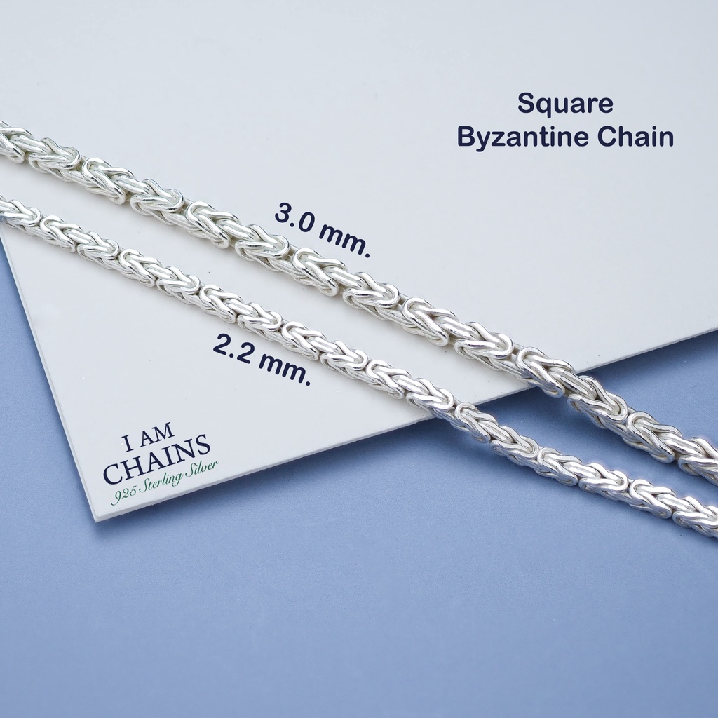 I Am Chains سلسلة فضة 925 للرجال 16-30 بوصة — صورة 3