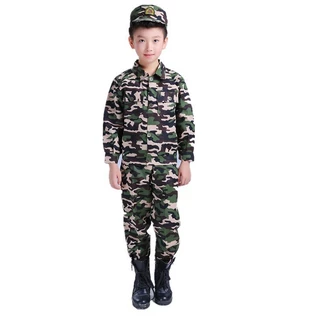 jqk ชุดทหารเด็ก ชุดอาชีพเด็ก (ชุด+หมวก+เข็มขัด) รุ่น MM025