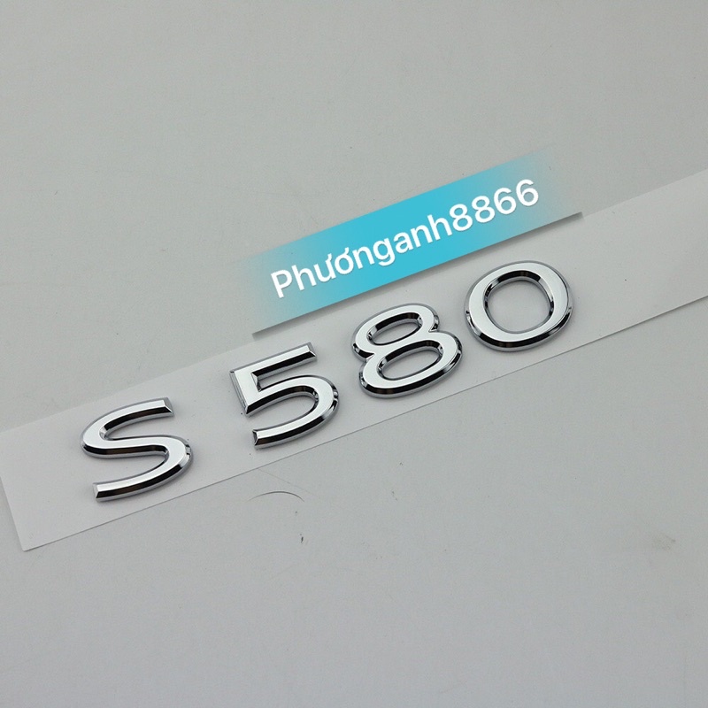 สติ๊กเกอร์ติดรถ S580. สติ๊กเกอร์ติดรถ S580 Maybach. logoxe Maybach