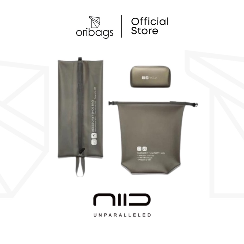 ชุดเดินทาง NIID - กระเป๋าใส่อุปกรณ์อาบน้ํา ถุงซักผ้า กระเป๋าใส่รองเท้า