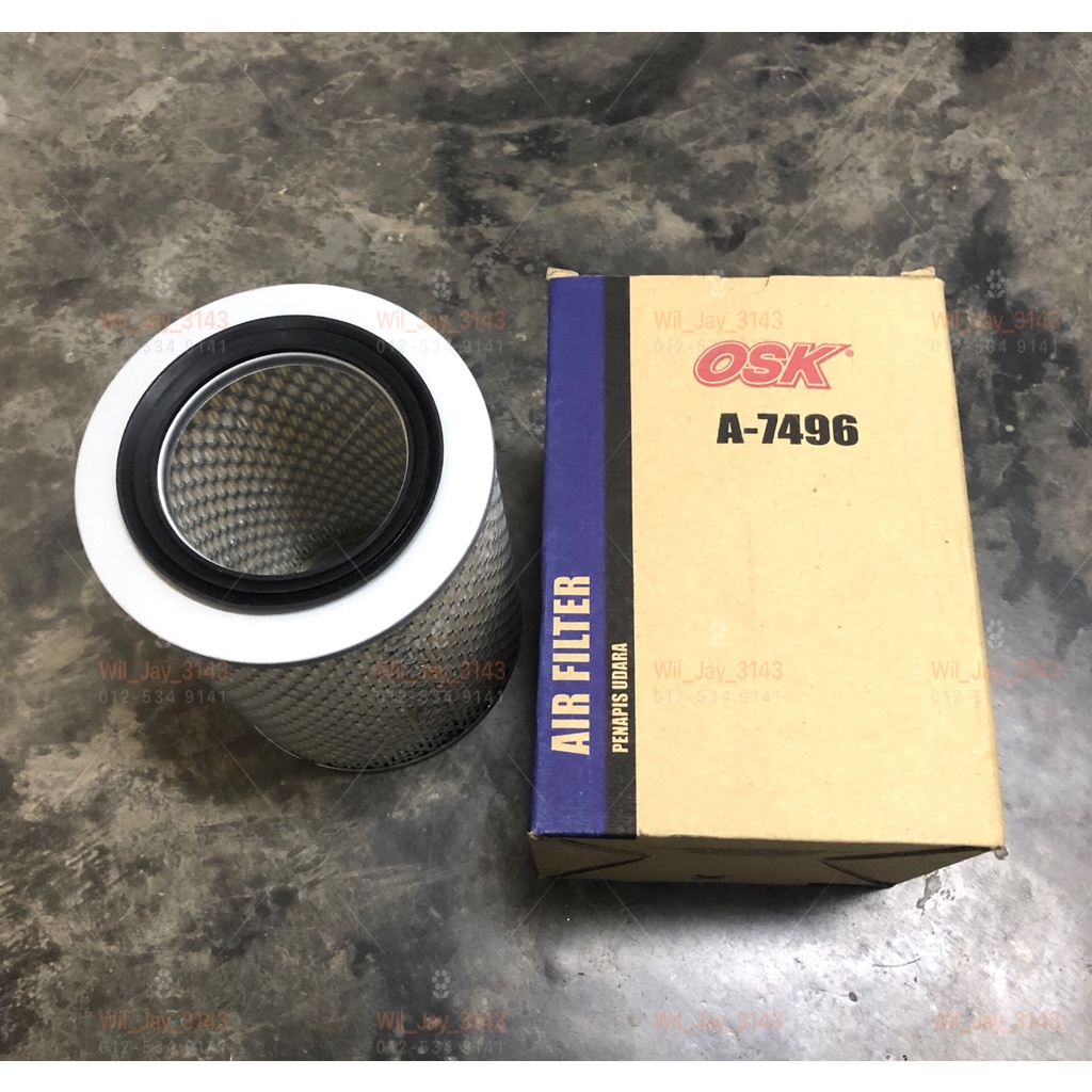 OSK A-7496 AIR FILTER MITSUBISHI STORM, PAJERO 2.8 V46 4M40-T,MONTERO 2.8 V36 4M40 .แพทยศาสตร์620563
