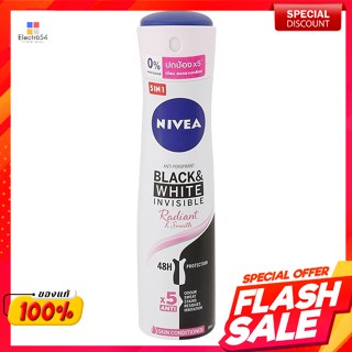 นีเวีย ดีโอ อินวิซิเบิ้ล แบล็ค แอนด์ ไวท์ สเปรย์ 150 มล.Nivea Deo Invisible Black and White Spray 150 ml.