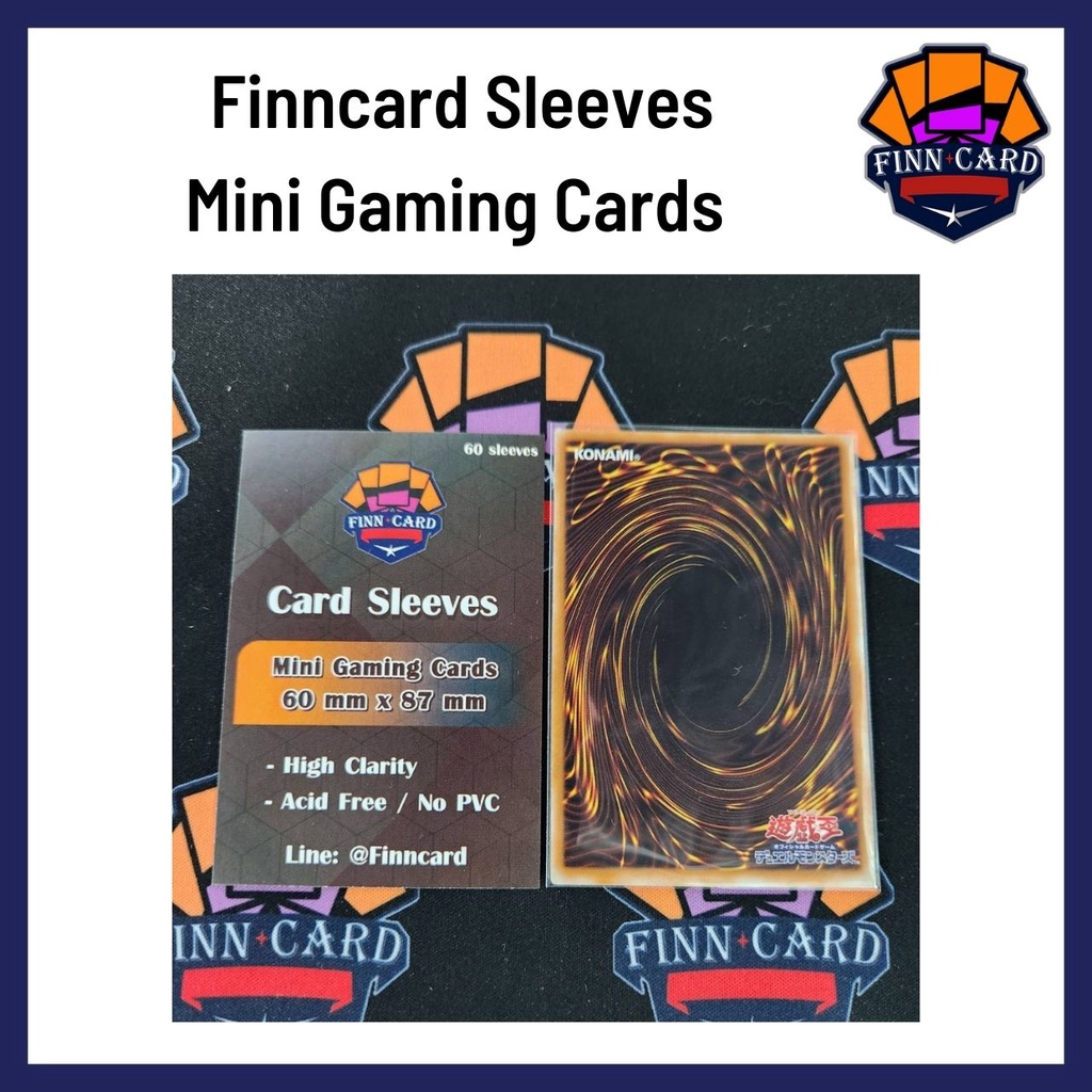 Finncard Sleeve Mini Gaming Card 100 Pcs 60x87mm ซองใส่การ์ด FCSMGC1006087 (การ์ด) ราคา ถูกที่สุด ดีลบีเคเค แกลเลอรีภาพที่ 5