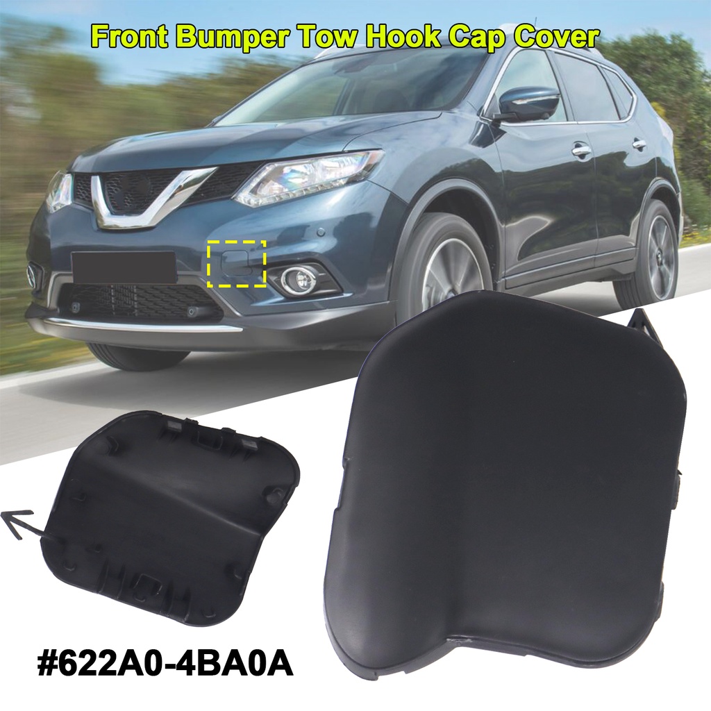 ฝาครอบตะขอลากจูง ติดกันชนหน้ารถยนต์ สําหรับ Nissan Rogue X-Trail T32 2014 2015 2016 622A0-4BA0A