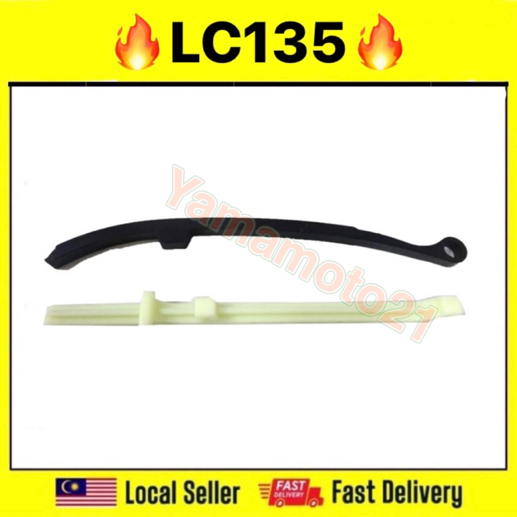 Yamaha LC135 135LC LC 135 Tensioner Arm Set Guide Timing Chain Kayu Cam Chain Camchain Batang Lapik 