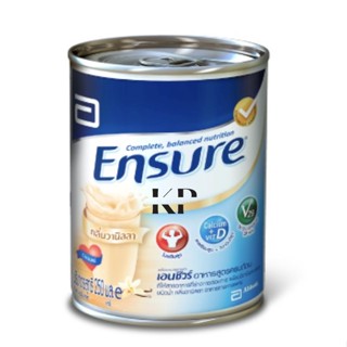 เอนชัวร์ วานิลลา แบบน้ำ พร้อมดื่ม 250 มล. Ensure Liquid Vanilla 250 ml (ยกลัง = 24 กระป๋อง)