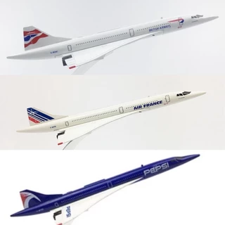 [16cm] โมเดลเครื่องบิน รวมชุด คอนคอร์ด มี 5 แบบให้เลือก ทำด้วยเหล็ก มีขาตั้งโชว์ สวย งานละเอียด - ของขวัญ ของสะสม