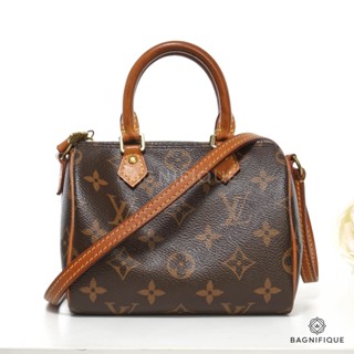 LOUIS VUITTON NANO SPEEDY MONOGRAM กระเป๋าผู้หญิง