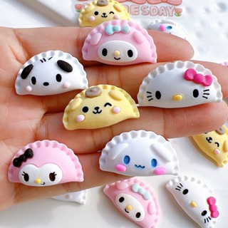 Sanrio สติกเกอร์เรซิ่น รูปเกี๊ยวจําลอง แฮนด์เมด diy สําหรับติดตกแต่งรองเท้า