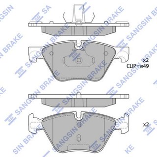 ผ้าดิสเบรคหน้า BMW SERIES 5 F10 F11 518d 520d 525d 520i 523i 528i 530i xDrive 2010-2017 HI-Q