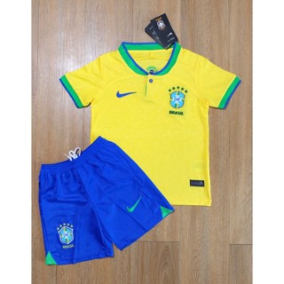 ชุดบอลเด็ก บราซิล Brasil Brazil Kit 2022/23 AAA (TTพร้อมส่ง)