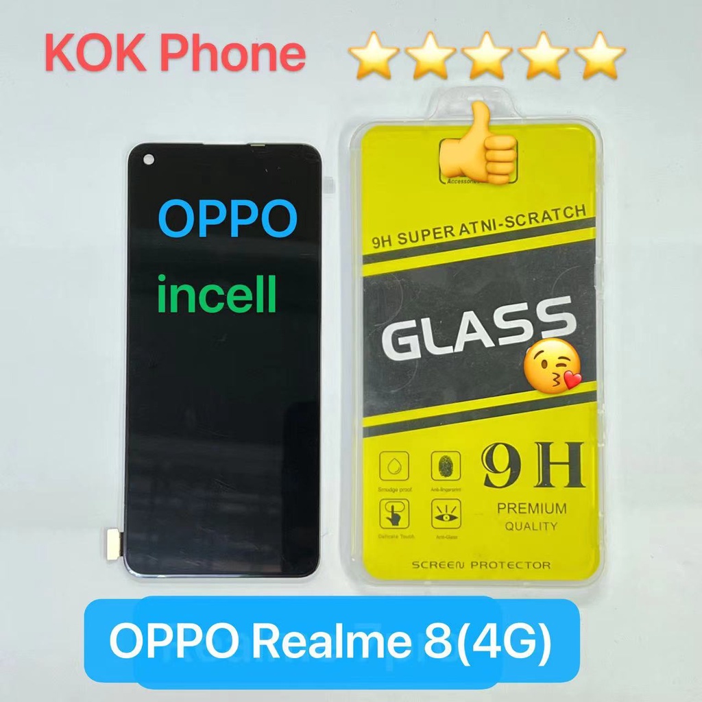 ชุดหน้าจอ Oppo Realme 8 (4G) OLED แถมฟิล์ม