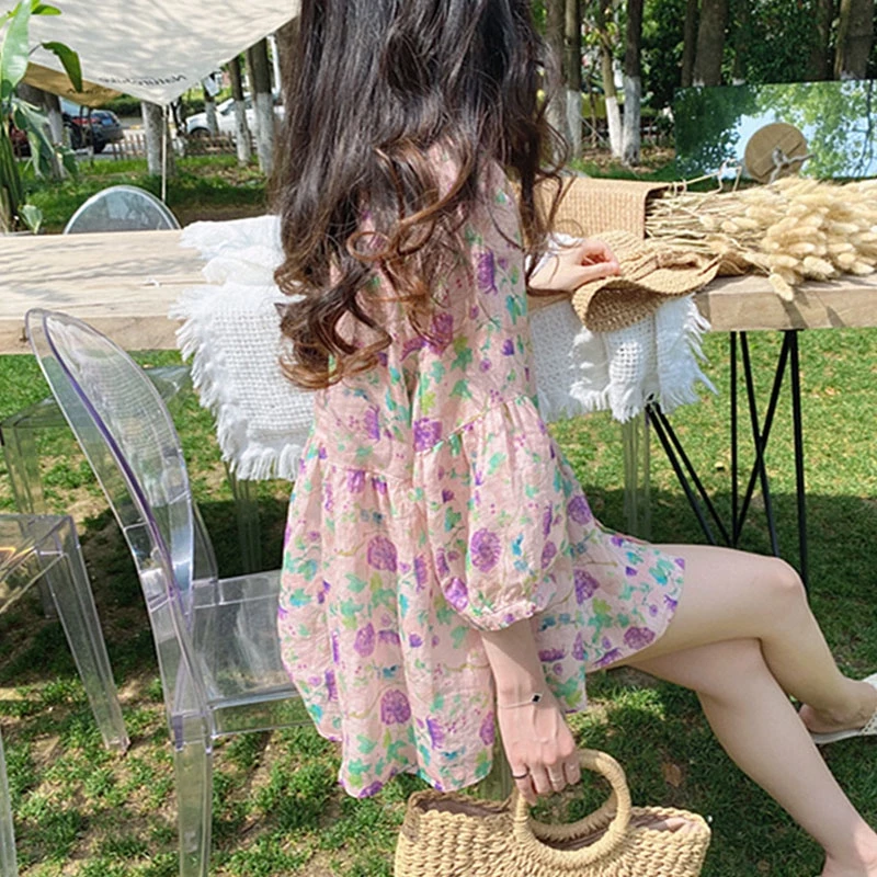 เสื้อครอปแขนตุ๊กตาลายดอกไม้ผู้หญิง thumbnail 9