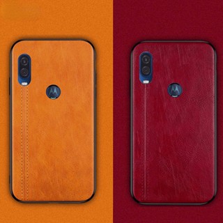 เคสโทรศัพท์มือถือหนัง PU ซิลิโคน หรูหรา สําหรับ Motorola Moto ONE Vision Macro Zoom Action Case สําหรับ Moto P40 Power