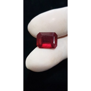 พลอย ทับทิม Ruby sapphire 10.80 กะรัต (Cts.) พลอยแท้ อัญมณีมงคลประจําวันเกิด เครื่องประดับพลอย