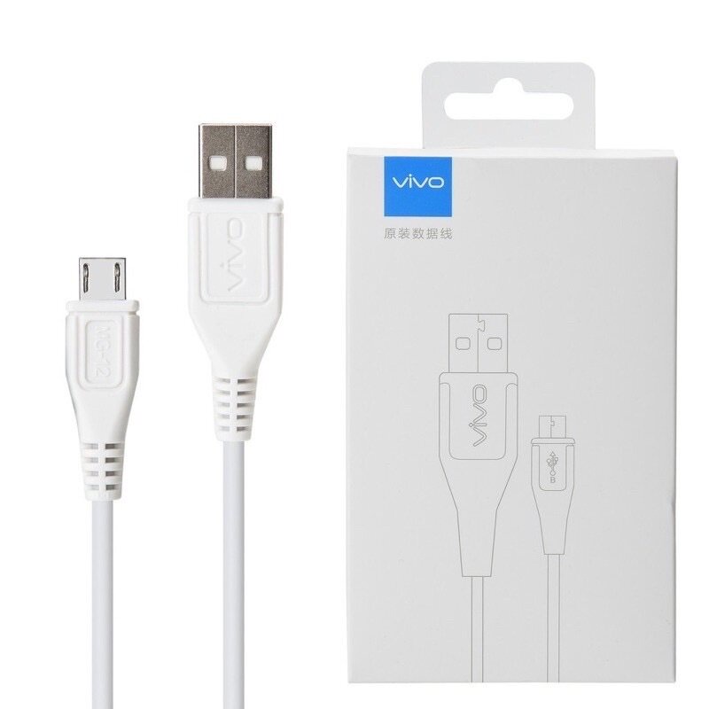 สายชาร์จ VIVO Micro USB 1เมตร ชาร์จไว รองรับกระแสไฟ 5V 2A VIVO S1 V11 Y11 Y17 Y19 Y20 Y91i Y91 Y81 Y81i Y91C ส่งจากไทย