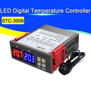 ส่งไว📌 STC-3008 เครื่องวัดอุณหภูมิแบบ 2 ฝั่งในคราวเดียว ไฟ 110~220V