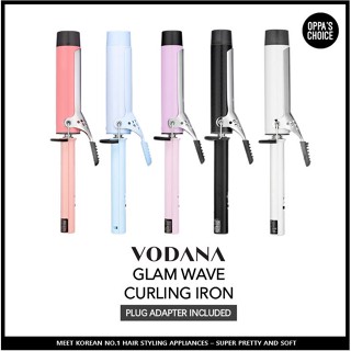 [พร้อมส่ง] VODANA เหล็กดัดผม Glam Wave Curling Iron (Black / White / Violet / Creamy Blue / Pink)