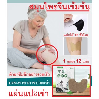 Knee patch แผ่นแปะเข่า แก้ปวด สูตรร้อน เป็นที่นิยมในกลุ่มผู้สูงอายุ มีน้ำหนักตัวเยอะ สมุนไพรจีนเข้มข้น