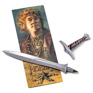 Hobbit Sting Sword Pen and Paper Bookmark Noble Collection