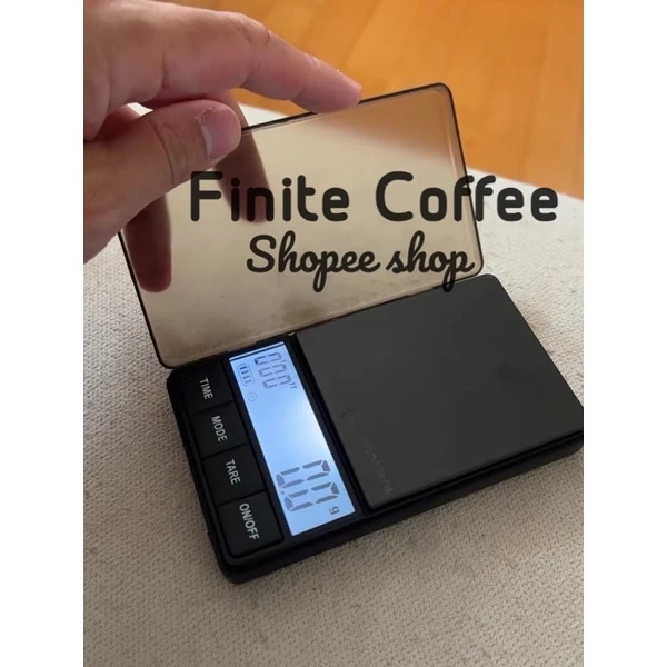 ส่งจากไทย ราคาถูกที่สุด Pocket Coffee Scale จับเวลาได้ ความละเอียดสูงถึง 0.1 g เครื่องชั่งกาแฟขนาดเล็ก พกพาสะดวก