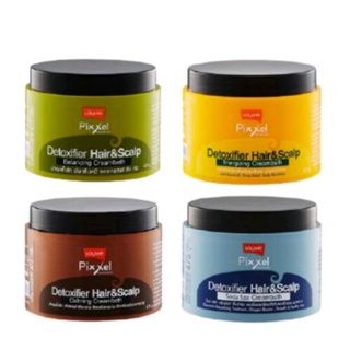 Lolane Pixxel Detoxifier Hair Scalp Creambath 475g. โลแลนพิกเซล ดีท็อกซ์ซิฟายเออร์ แฮร์ สกาล์ป ครีมบาธ 475กรัม