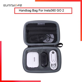 Sunnylife กระเป๋าถือ ป้องกัน ขนาดเล็ก อุปกรณ์เสริม สําหรับกล้อง Insta360 GO 2