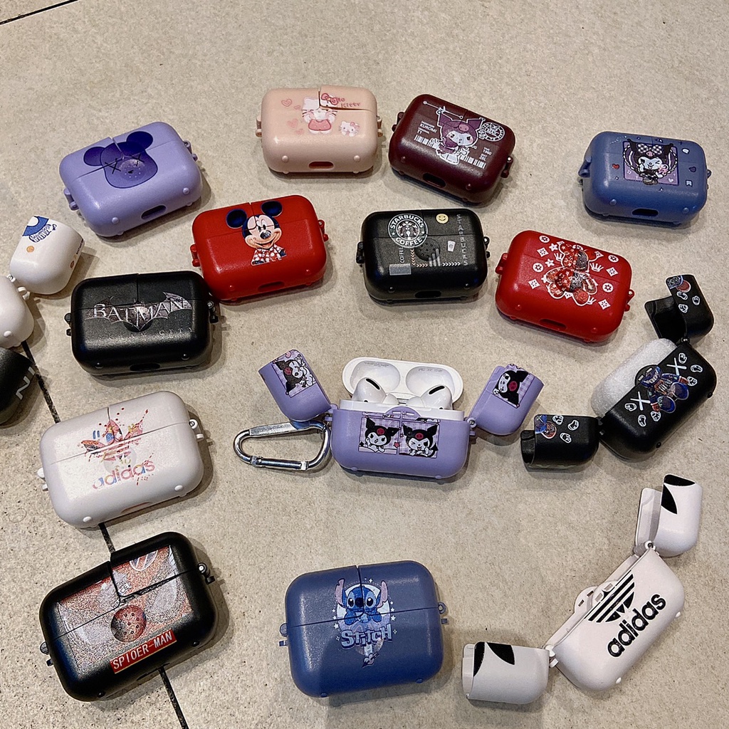 เคสหูฟ้งเคสแอร์พอร์ต ลายการ์ตูนมาใหม่ พ้อมส่งสําหรับรุน.AiPodS.1/2.(รุ่น.TWS