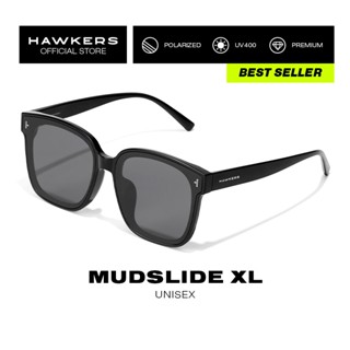 Hawkers Black Mudslide Xl Asian Fit แว่นตากันแดด สําหรับผู้ชาย และผู้หญิง ป้องกัน Uv400 สินค้าอย่างเป็นทางการ ออกแบบในสเปน Hmud22Bbta