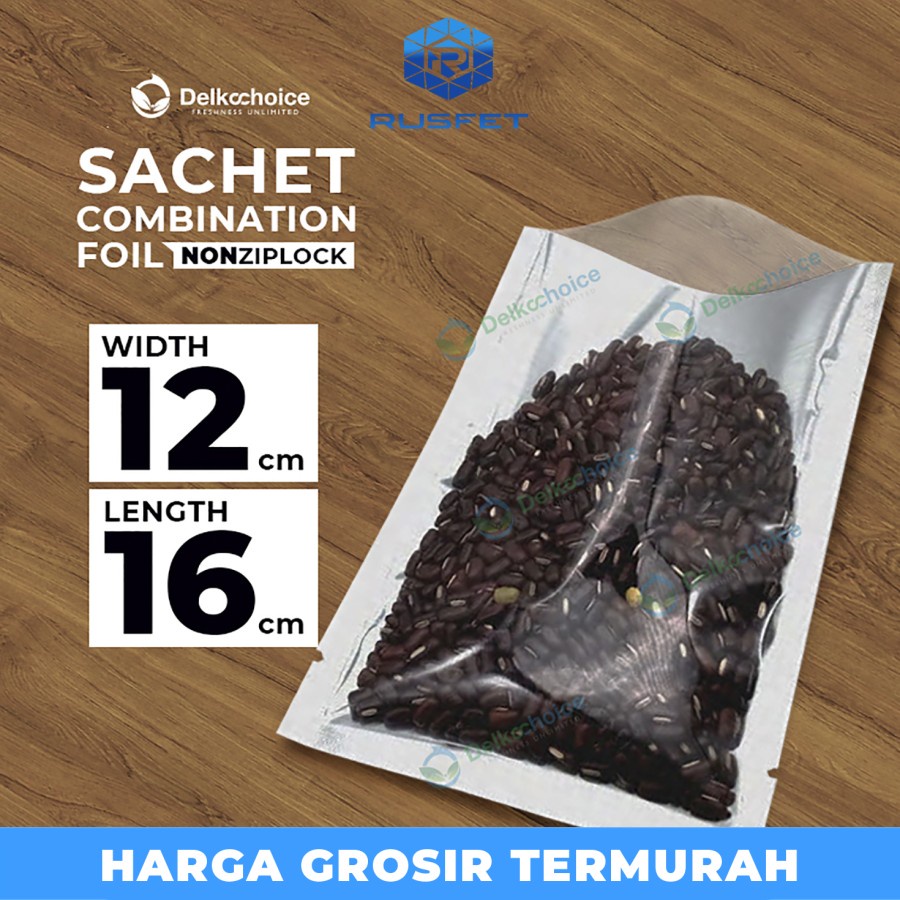 TRANSMETZ PACKAGING 12x16 ซม. NON ZIPLOCK ซองพลาสติกใส