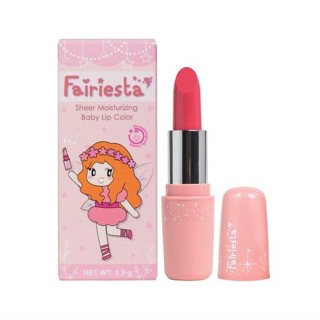 Fairiesta ลิปสติกสำหรับเด็ก เบอร์ 01 : สีชมพูอ่อน Sheer Moisturizing Baby Lip Color 01 : Pink Jelly (3.9 g)