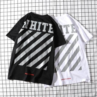 ■┅ Off White Men เสื้อยืดฤดูร้อนเสื้อแขนสั้นเสื้อยืด Casual Tops Tees เสื้อผ้า