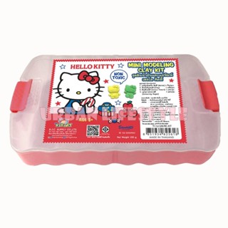 Kid Art คิดอาร์ท ชุดดินน้ำมันและแม่พิมพ์ ซานริโอ เฮลโล คิตตี้ 112กรัม (T112/2M/RC-KT) Hello Kitty Mini Modeling Clay Kit