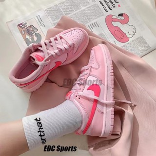 Nike Dunk Low Triple Pink (Barbie) ของแท้ 100%