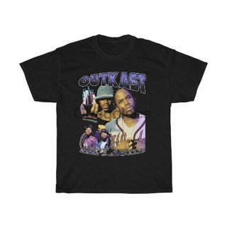 เสื้อยืด cotton Outkast เสื้อยืดวินเทจลุค