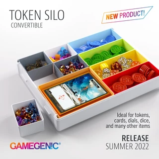 [ของแท้][สินค้าขายดี] GAMEGENIC TOKEN SILO / SILO XL CONVERTIBLE [Accessories for Boardgame]