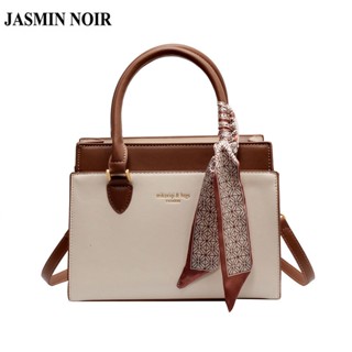 Jasmin NOIR กระเป๋าถือ กระเป๋าสะพายไหล่ หนัง PU สําหรับสตรี