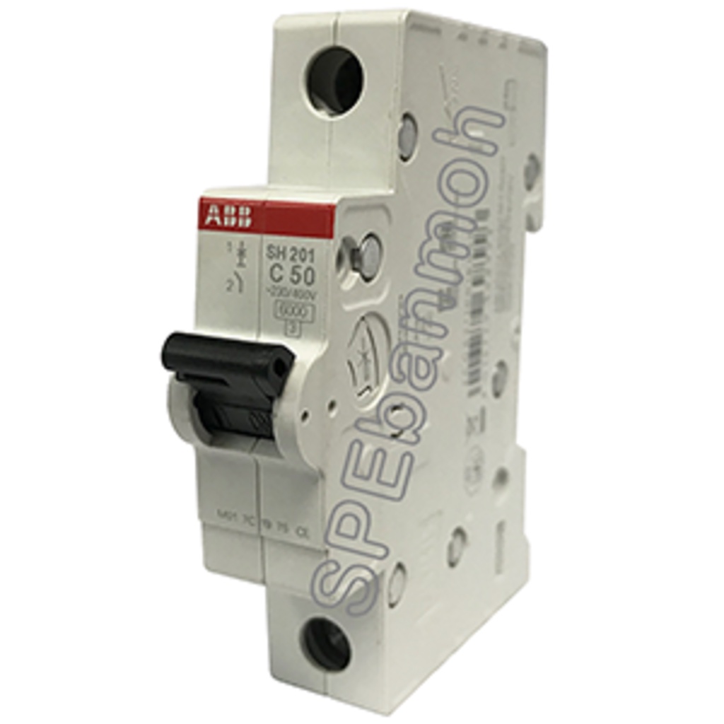 SH201-C6 เบรกเกอร์ 1P-6A ABB Circuit Breaker